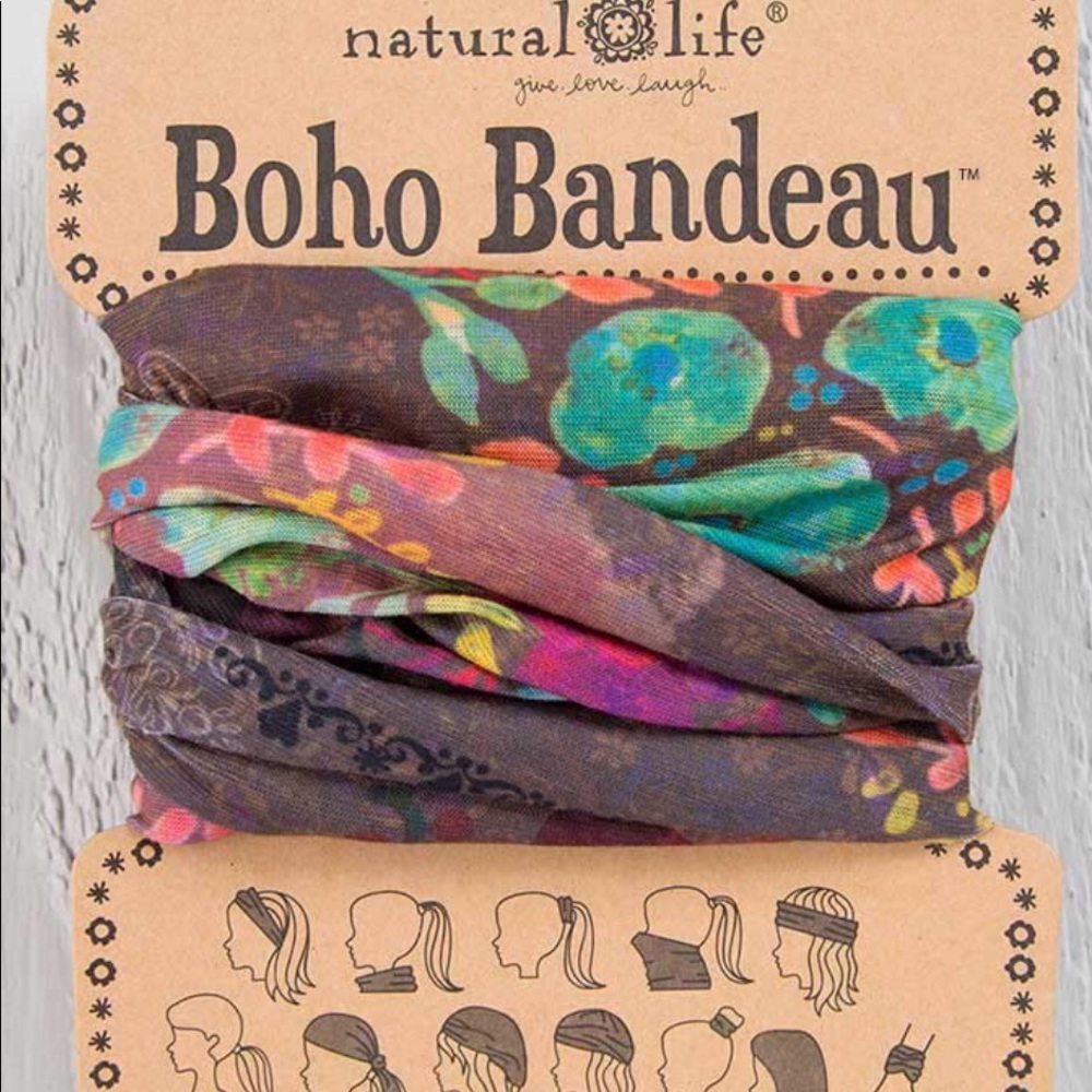 Natural Life Boho Headband Bandeau Wear 11 Ways